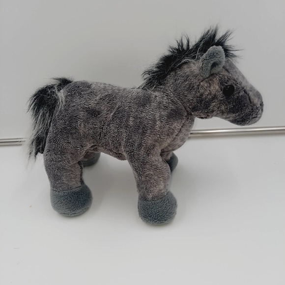 Ganz WEBKINZ Gray Arabian Horse w/code HM098 11" Length - Picture 1 of 10
